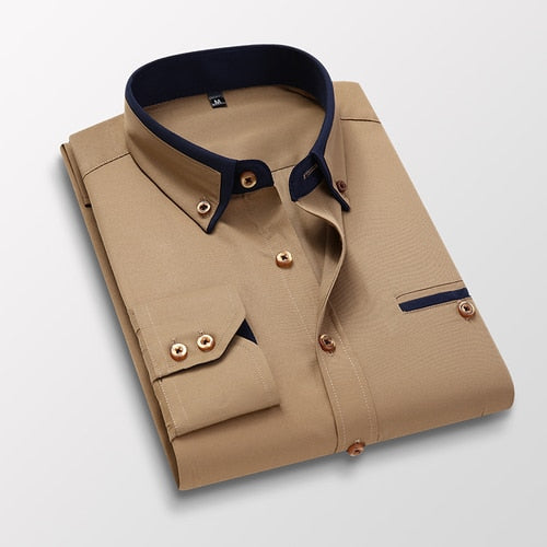 Camisa Social Masculina Carino